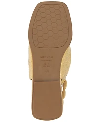 Arezzo Women's Gia Square Toe Flat Sandals