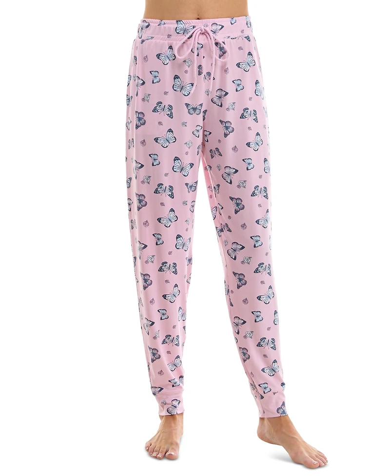Roudelain Women's Printed Jogger Pajama Pants