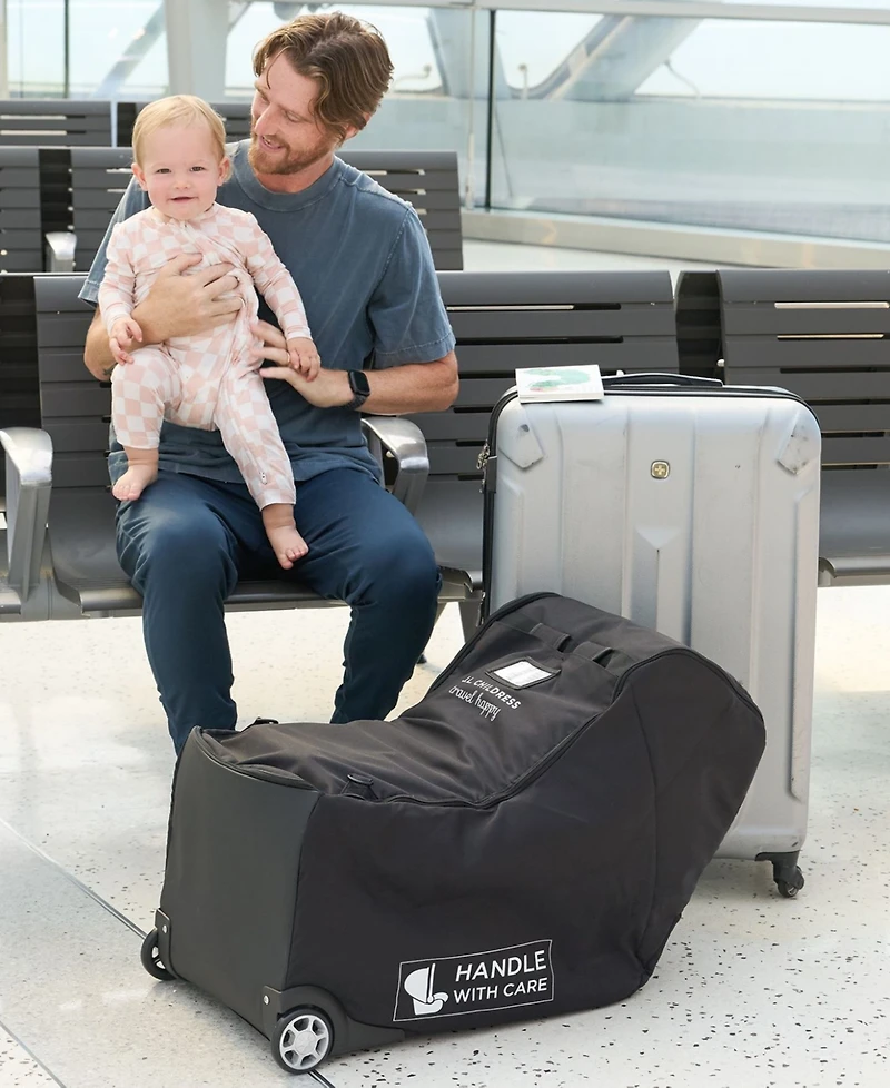 J L childress Premier Padded Infant Car Seat Travel Bag with Wheels