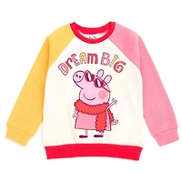 Peppa Pig Toddler Girls Fleece Sweatshirt and Hat