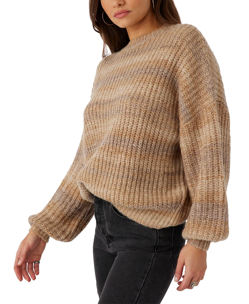 O'Neill Juniors' Bayou Oversized Drop-Shoulder Sweater