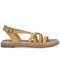 Lucky Brand Women's Kielly Strappy Whipstitch Flat Sandals