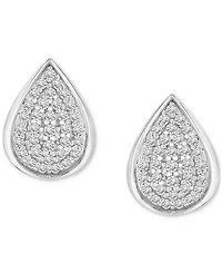 2-Pc. Set Diamond Teardrop Pendant Necklace & Earrings (1/2 ct. t.w.) in Sterling Silver, Exclusively at Macy's