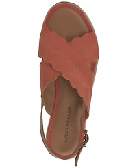 Lucky Brand Women's Tonita Crossband Espadrille Wedge Sandals