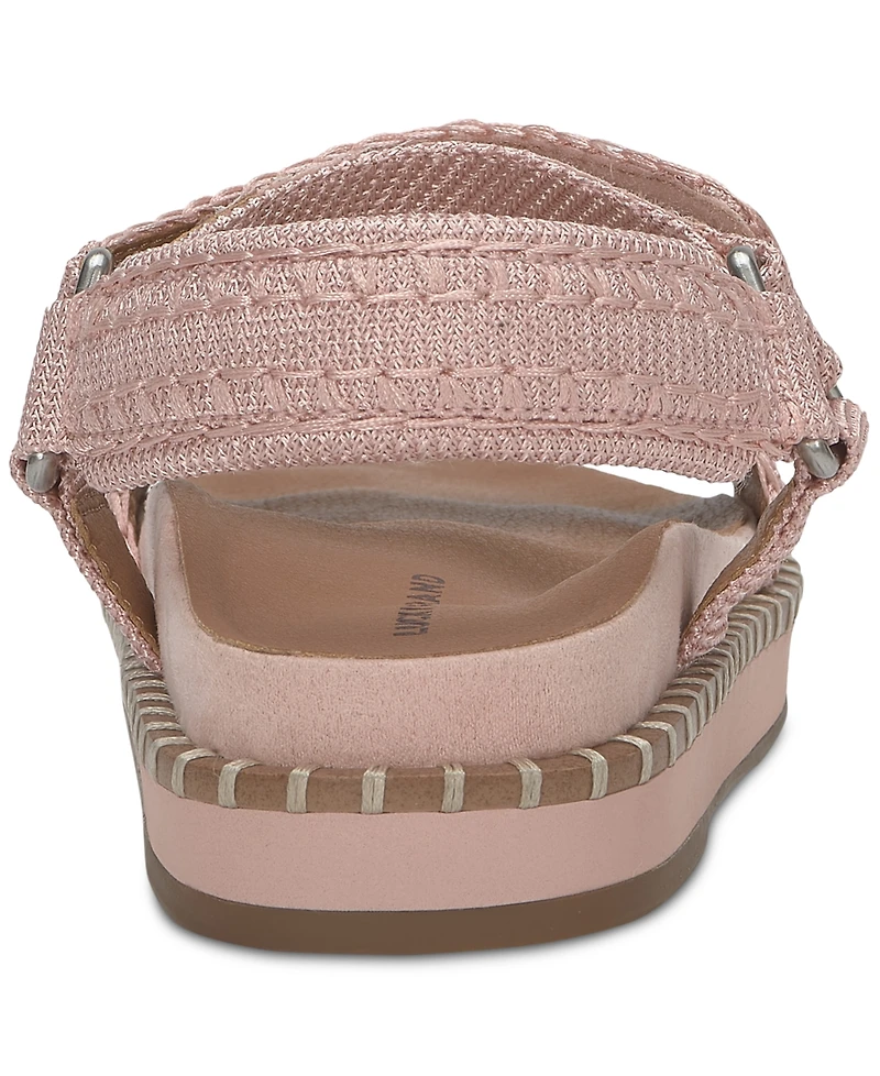 Lucky Brand Women's Ullaniah Whipstitch Footbed Flat Sandals