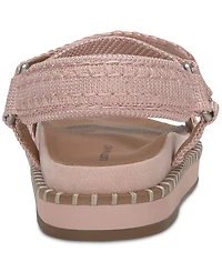 Lucky Brand Women's Ullaniah Whipstitch Footbed Flat Sandals