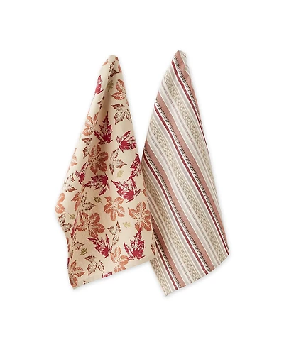Design Imports Assorted Dishtowel, Set of 2