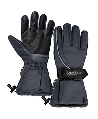 ActionHeat Aa Battery Heated Snow Gloves - Women's Navy One