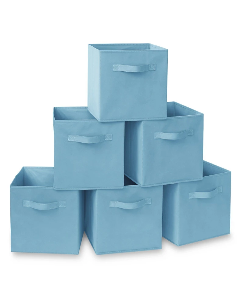 Casafield Set of 6 Fabric Storage Cube Bins