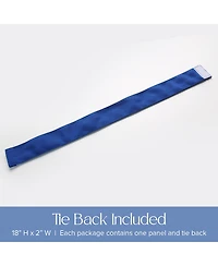 Awesome Home Outdoor Cabana Solid Uv Protected Privacy Tab Top Curtain Panel, 52"x108"