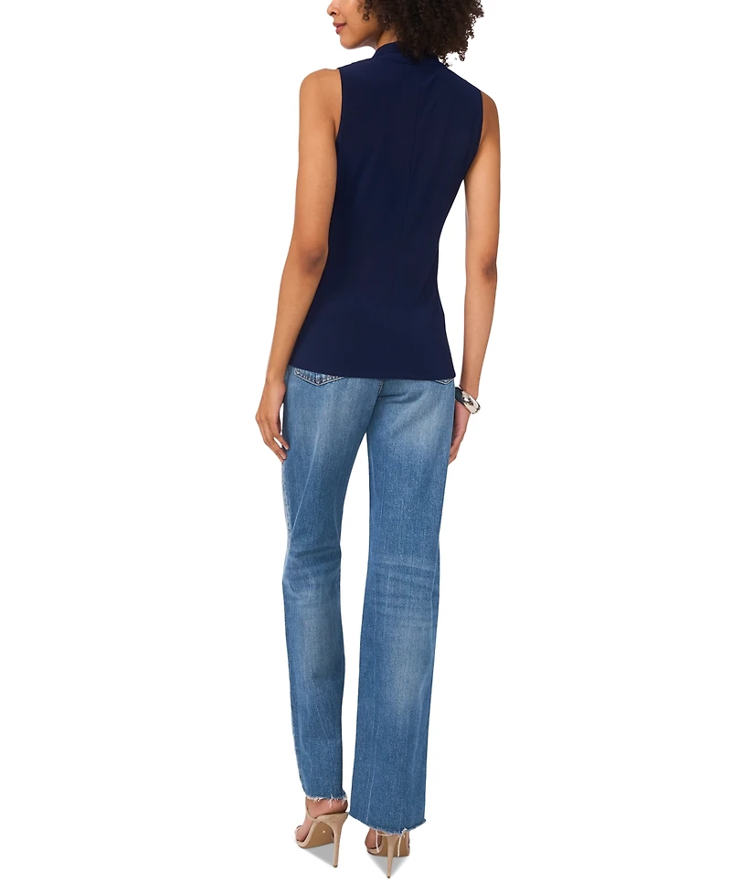Vince Camuto Women's Crossover Wrap-Front Sleeveless Top