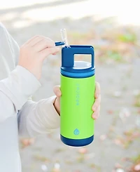 Grosche Alpine Flip 'N Sip 2-Pc. Kids Insulated Water Bottle with Straw