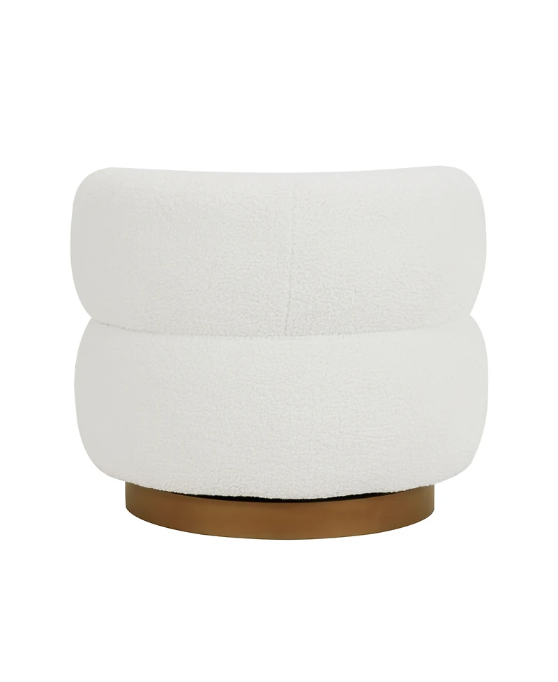 Homelegance 35" White Label Lyman Swivel Chair