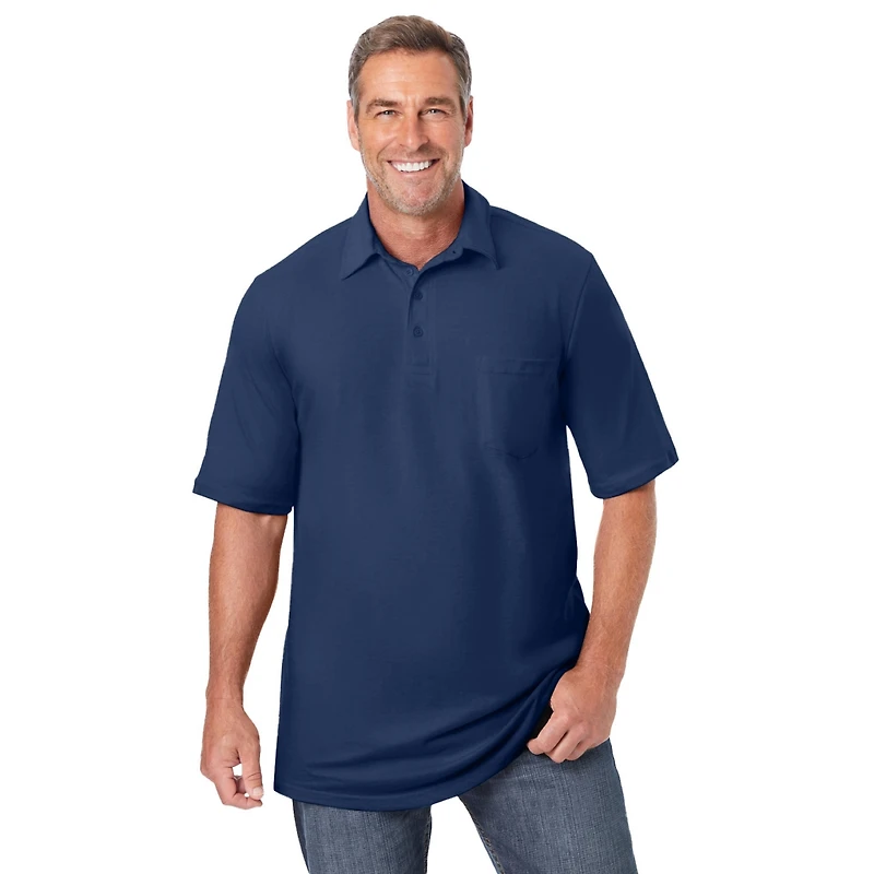 KingSize Big & Tall Lightweight Jersey Polo