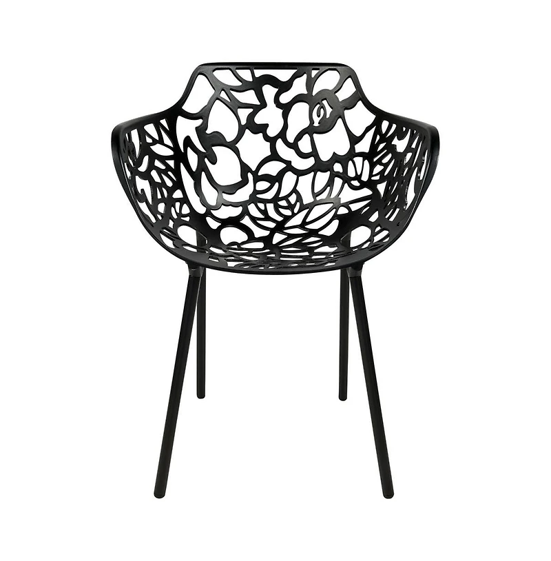 LeisureMod Modern Devon Aluminum Armchair