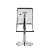 LeisureMod Napoli Transparent Acrylic Bar/Counter Stool