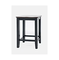 Jofran Asbury Park Solid Acacia Farmhouse Backless Saddle Stool (Set of 2)