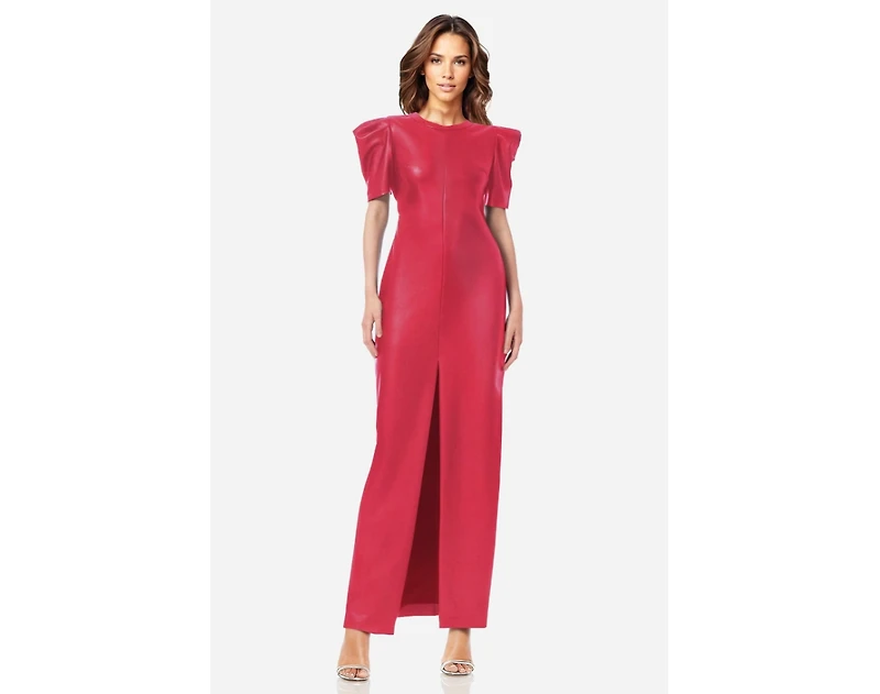 One33 Social Women's The Toby Leather Maxi Dress