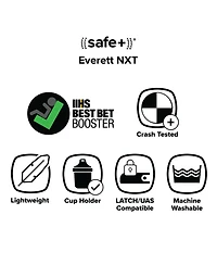 Diono Toddler Everett Nxt Rigid Latch High Back Booster Car Seat