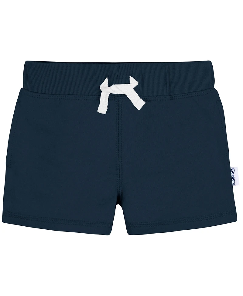 Gerber Toddler Boys Knit Shorts, 3-Pack