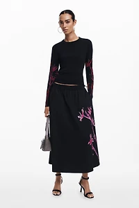 Desigual Women's Orchid sleeve sweater