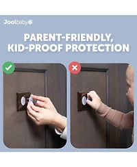 Jool Baby Toddler Jool Outlet Covers (32 Pack) Safety - Easy Adult Removal, Plug Protectors Proofing Electric Sockets - Transparent Design