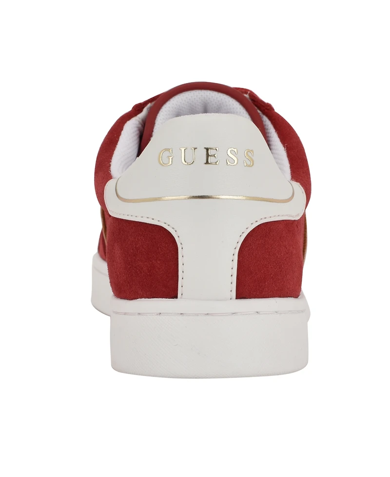 Guess Women's Jrone Lace-Up Low Profile Court Sneakers