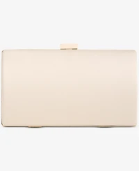 I.n.c. International Concepts Ranndi Matte Champagne Satin Clutch Crossbody, Exclusively at Macy's