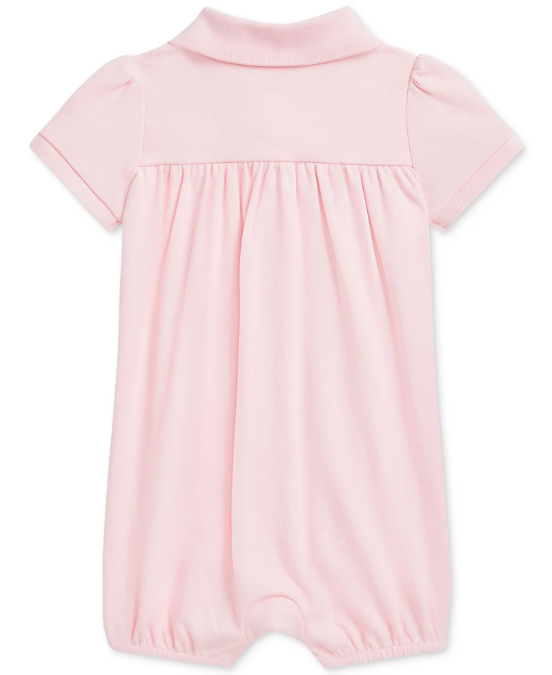 Polo Ralph Lauren Baby Cotton Polo Bubble Romper