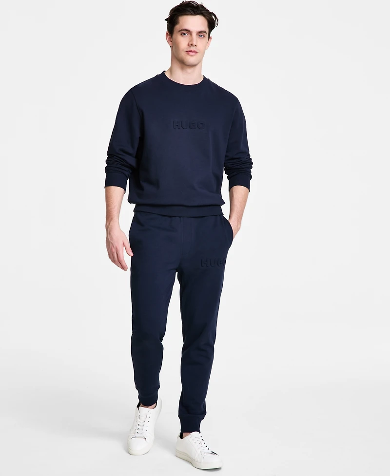 Hugo by Boss Men's Regular-Fit Dankobi Embossed Logo Sweatshirt