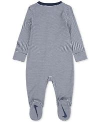 Nike Baby Boy or Girl Viscose Striped Footed Coverall