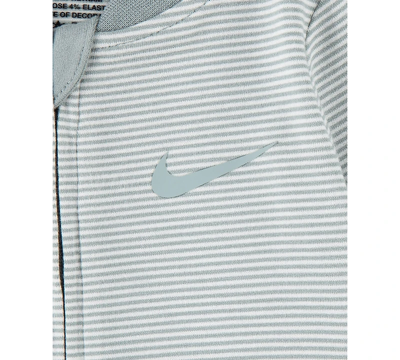 Nike Baby Boy or Girl Viscose Striped Footed Coverall