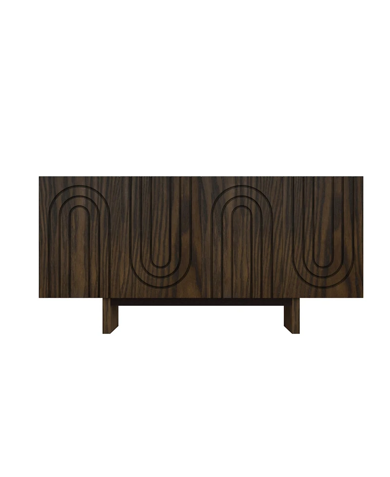 63'' Dining Room Cabinet with Mdf Legs
