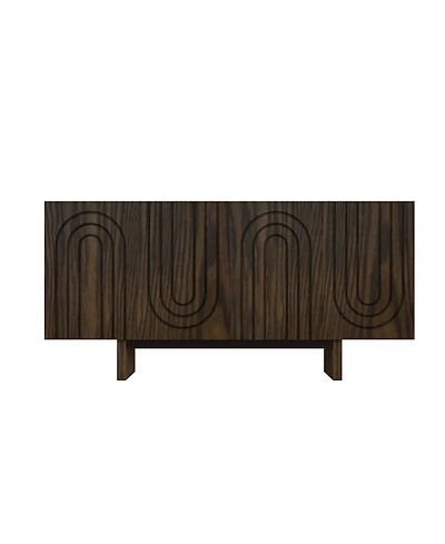 63'' Dining Room Cabinet with Mdf Legs
