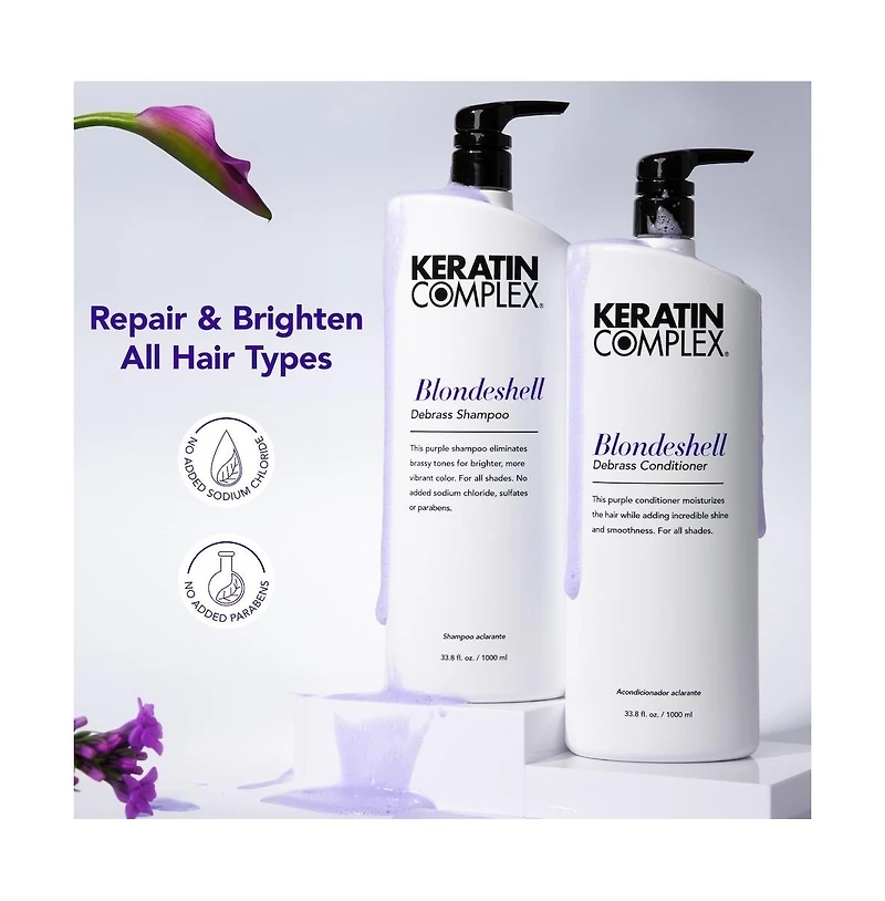 Keratin Complex Blondeshell Debrass Shampoo, 33.8 oz.