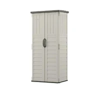 Slickblue Outdoor Heavy Duty 22 Cubic Ft Vertical Garden Storage Shed