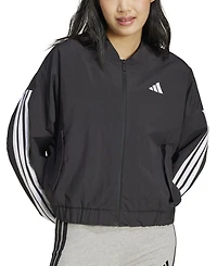 adidas Women's Essentials 3-Stripes Lifestyle Bomber Jacket