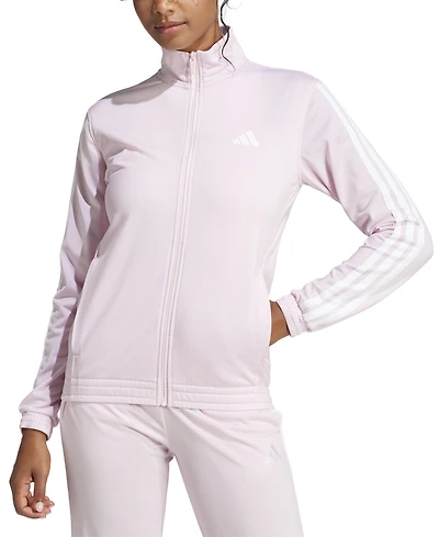 adidas Women's Tricot 3-Stripes Track Jacket