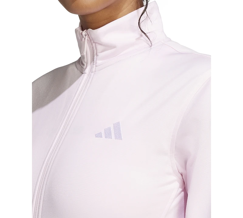 adidas Women's Tricot 3-Stripes Track Jacket