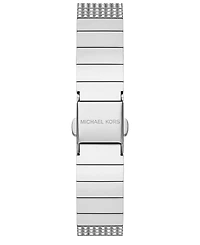 Michael Kors Women's Darrington Two-Hand Silver-Tone Stainless Steel Watch, 14mm