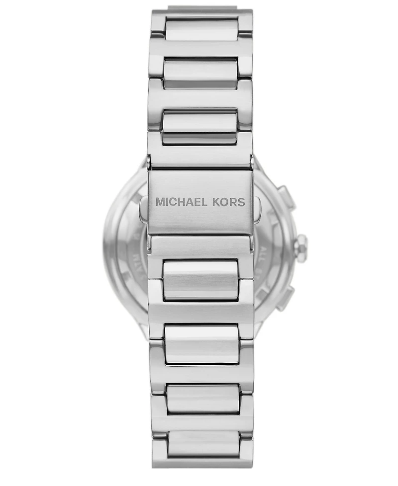 Michael Kors Women's Gramercy Chronograph Silver-Tone Stainless Steel Watch