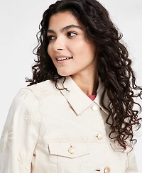 Liverpool Los Angeles Women's Embroidered Floral Jacket