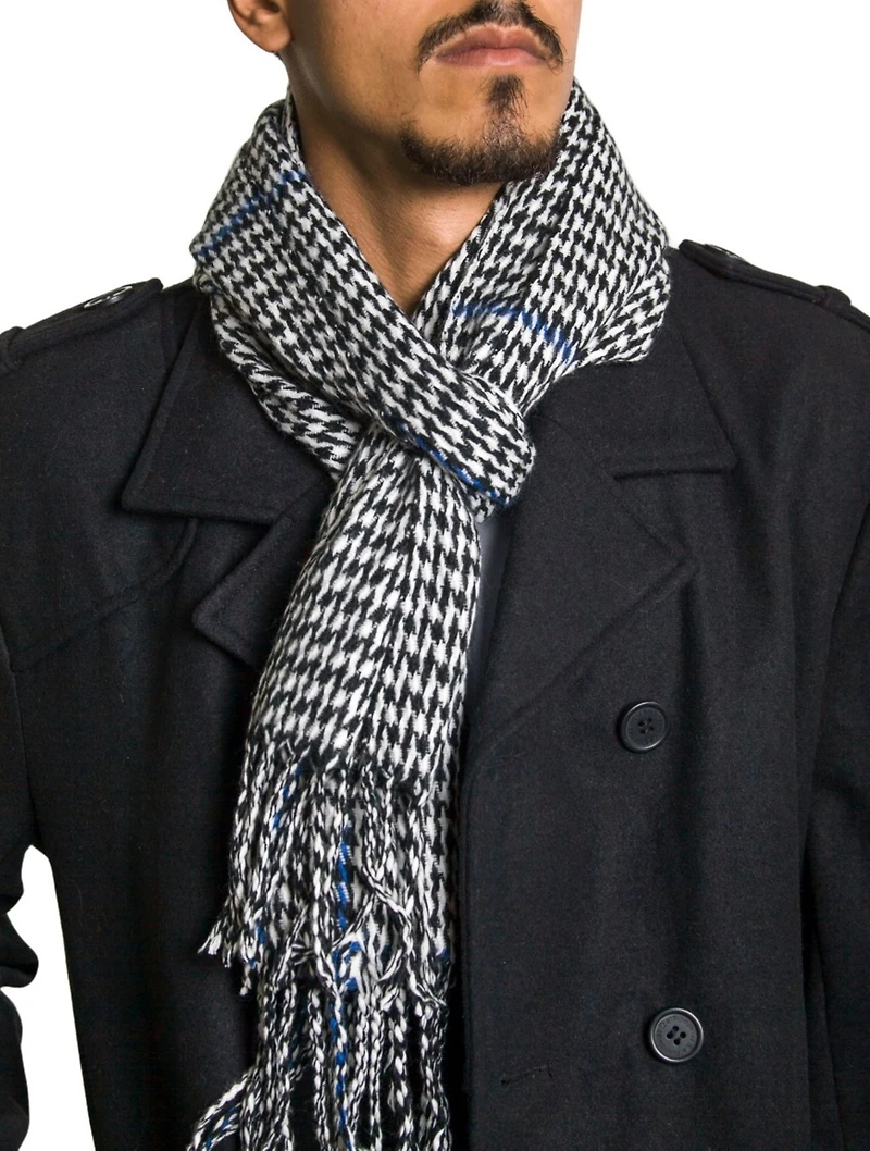 Alpine Swiss Men's Scarf Soft 80 Inch Long Warm Scarves Plaids Winter Shawl