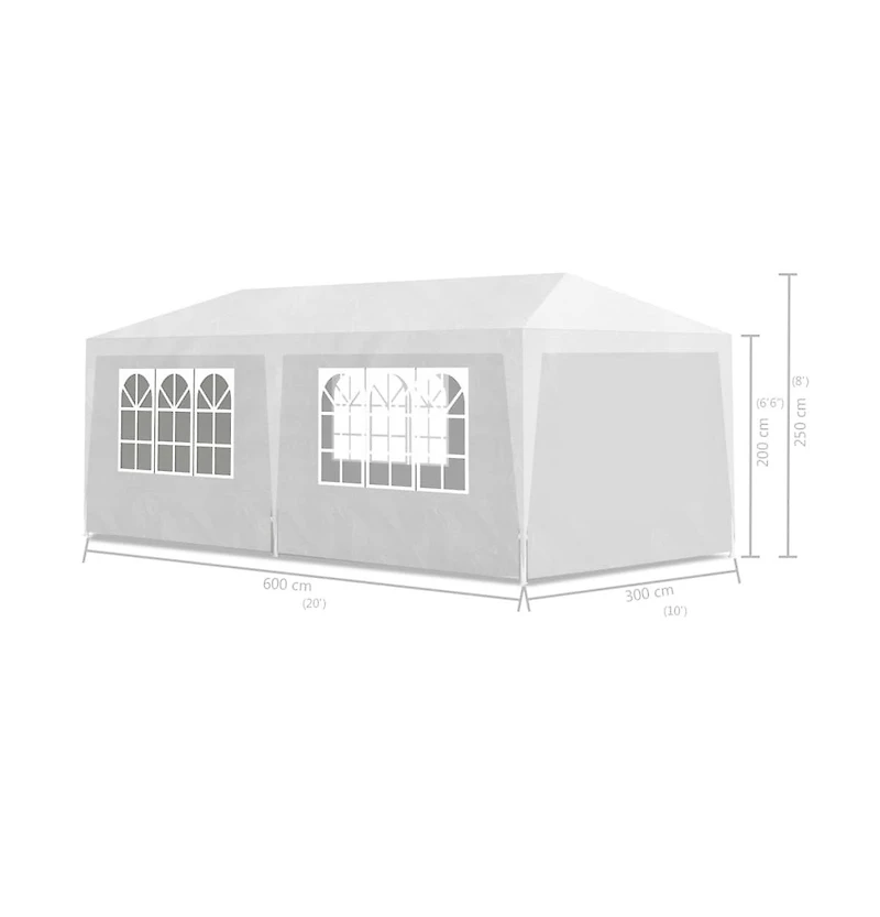 Party Tent 10'x20' White