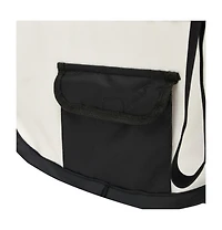 Foldable Dog Playpen with Carrying Bag Black 57.1"x57.1"x24"