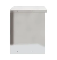 vidaXL Kitchen Wall Cabinet with Sliding Doors Stainless Steel