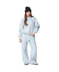 Edikted Womens Bonney Bow Detail Hoodie Detail Sweatpants