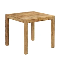 Dining Table Solid Mango Wood 32.3"x31.5"x29.9"