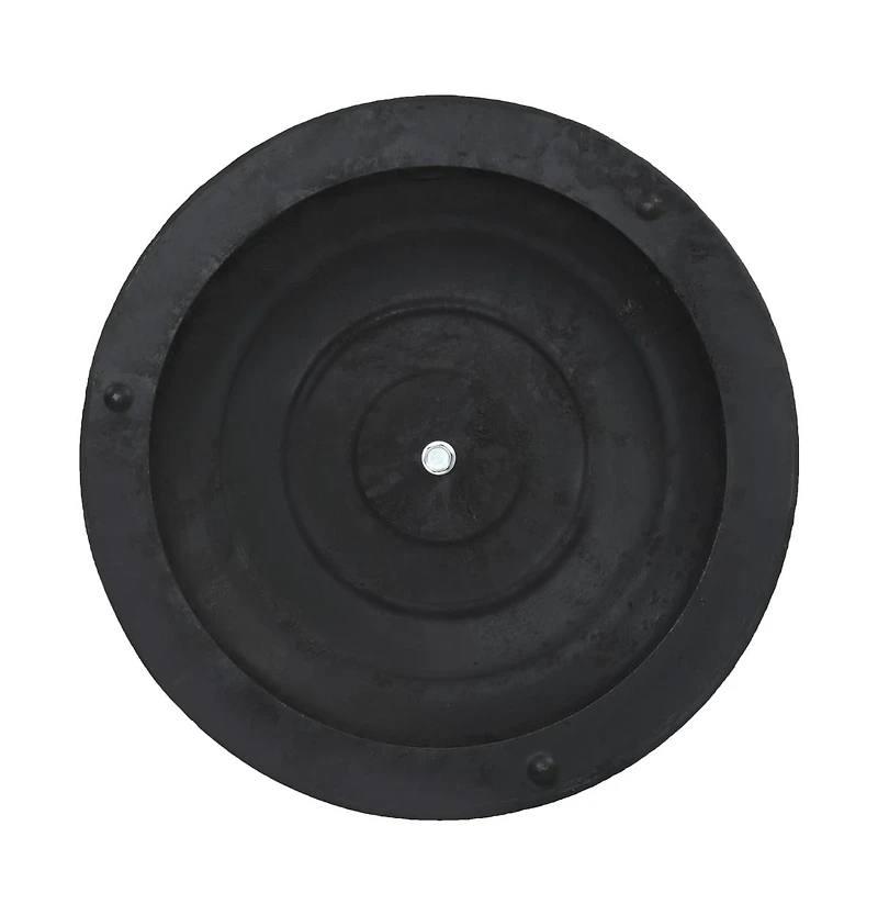Parasol Base Round Polyresin 22 lb Black