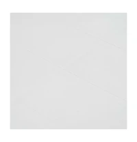 vidaXL Patio Table White 31.1"x31.1"x28.3" Plastic Rattan Look